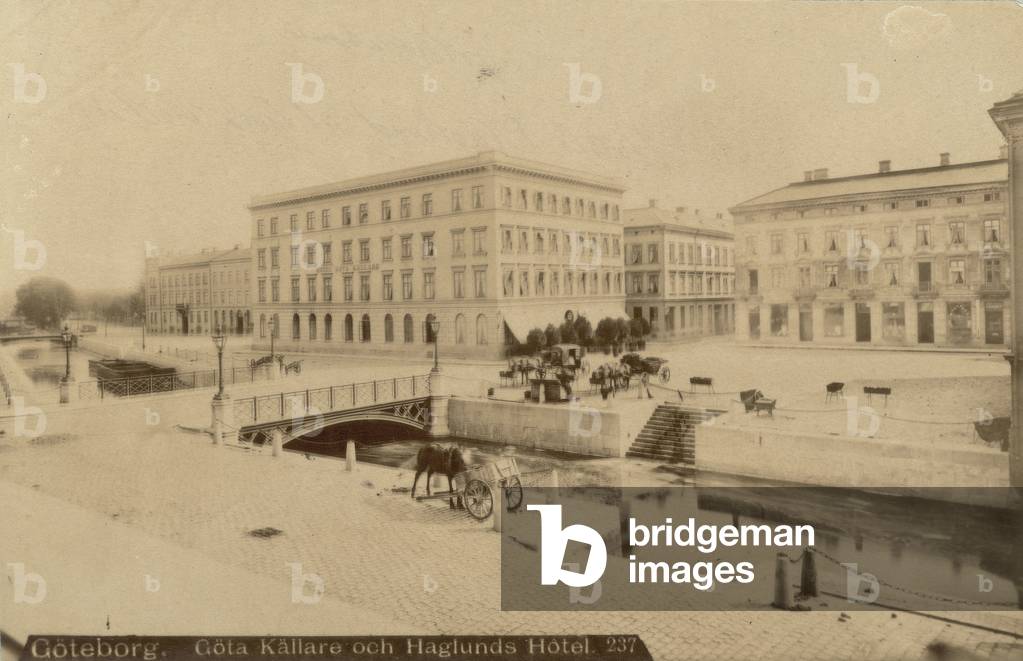 View of Goteborg in Sweden: the hotel Haglunds