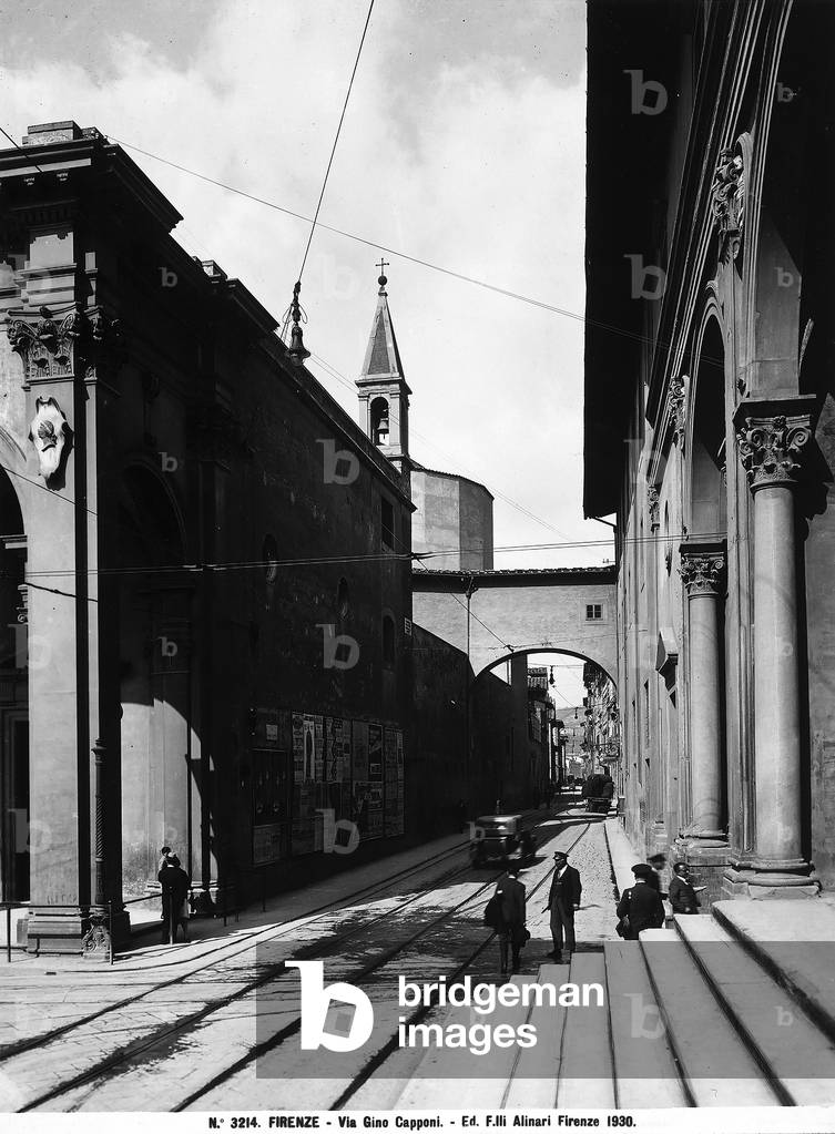 Via Capponi in Florence