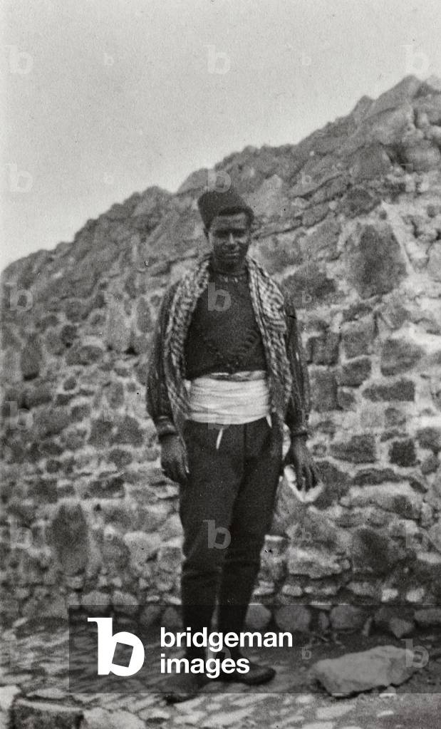Male portrait, Izmir, 1904 (print on double-weight paper)