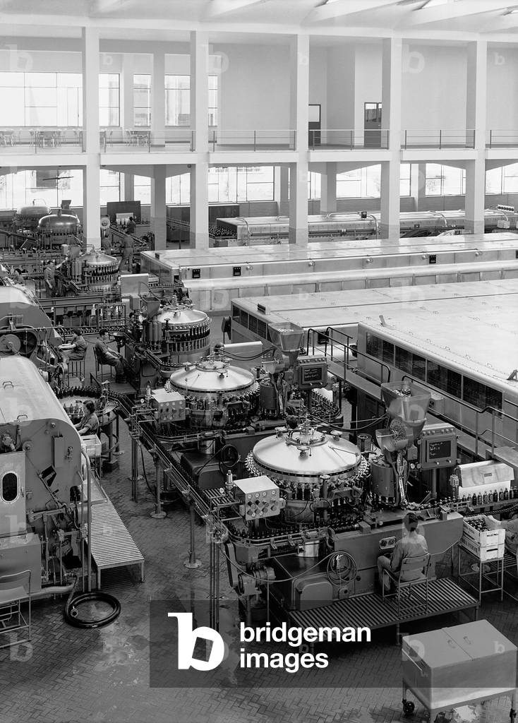 A section of the Peroni factory in Naples, formerly called Birrerie