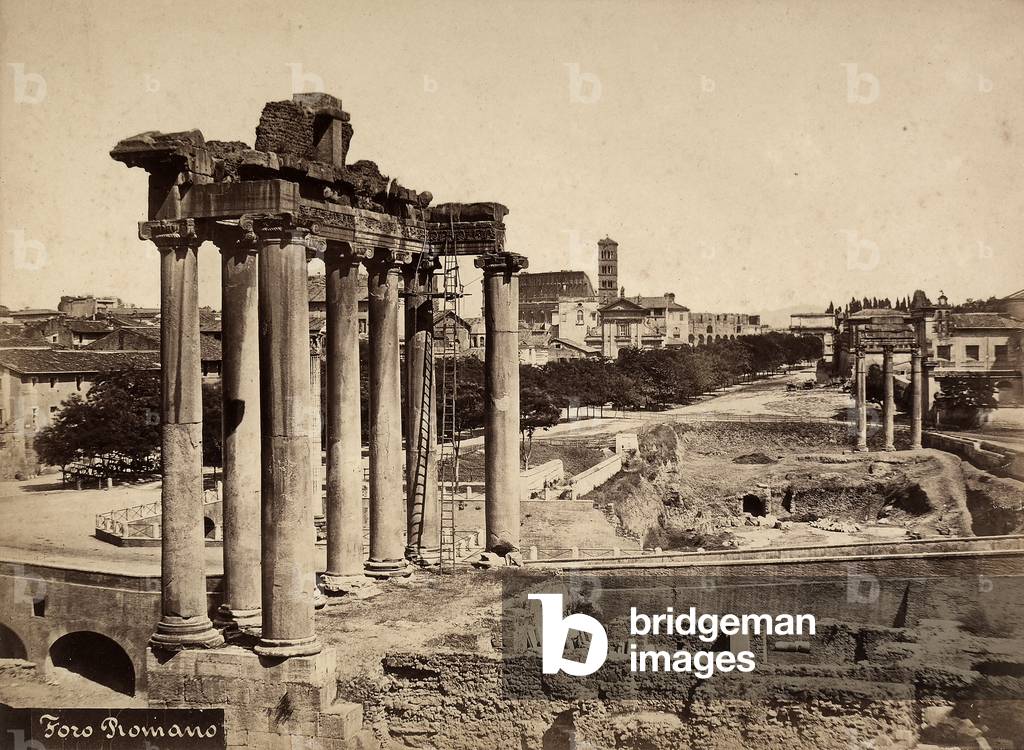 A view of the Roman Forum