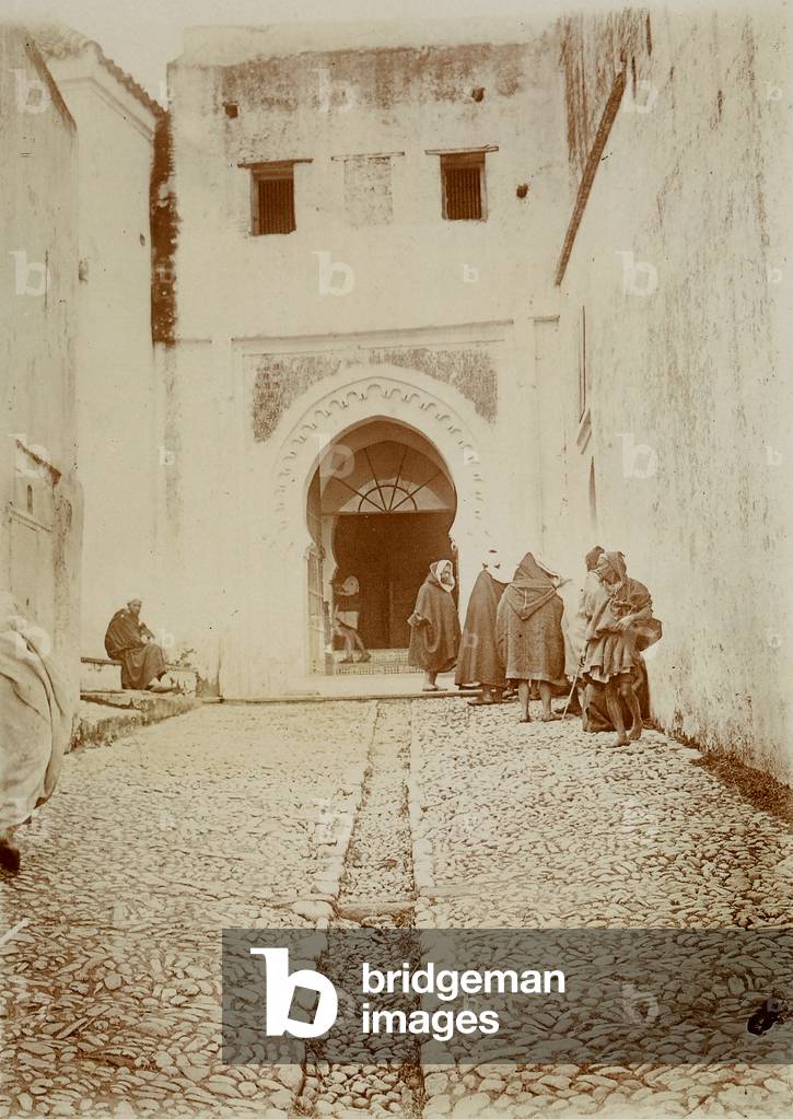 Entrance of the Governor's Palace in Tangier.