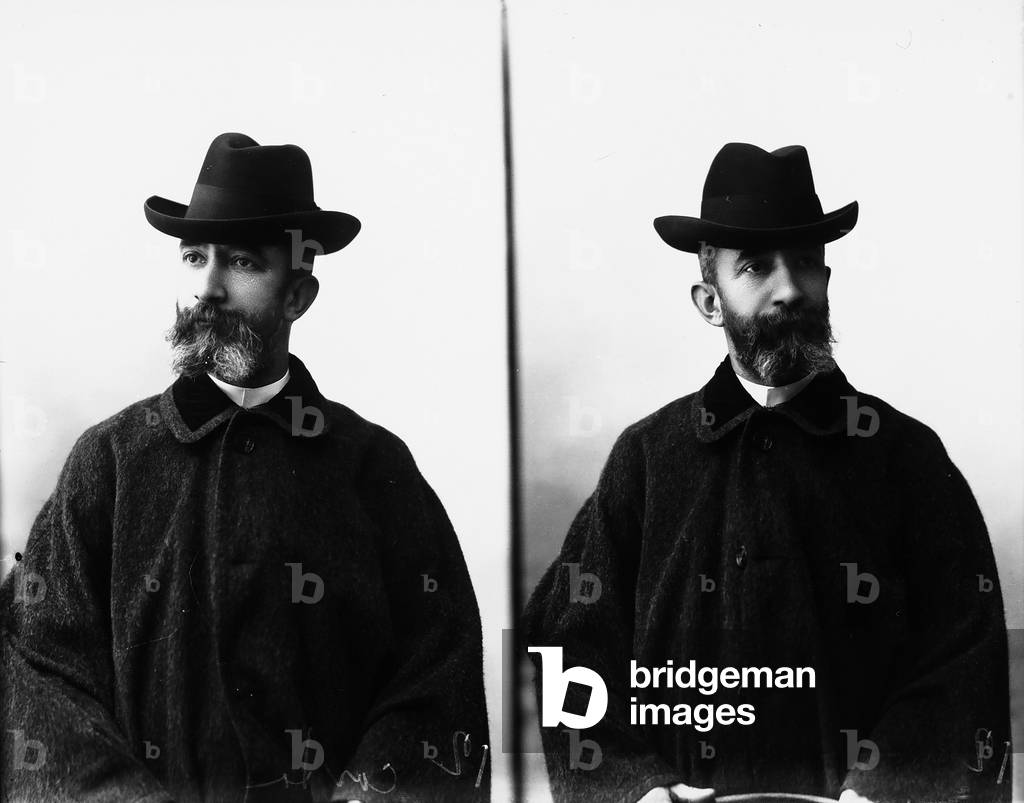 Portrait of Pietro Maestri, stereoscopic photograph