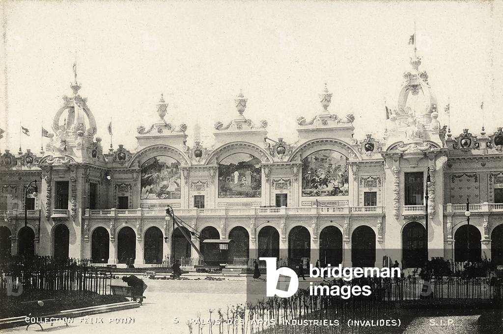 1900 Paris World's Fair: the Palace of Industrial Arts at the Invalides