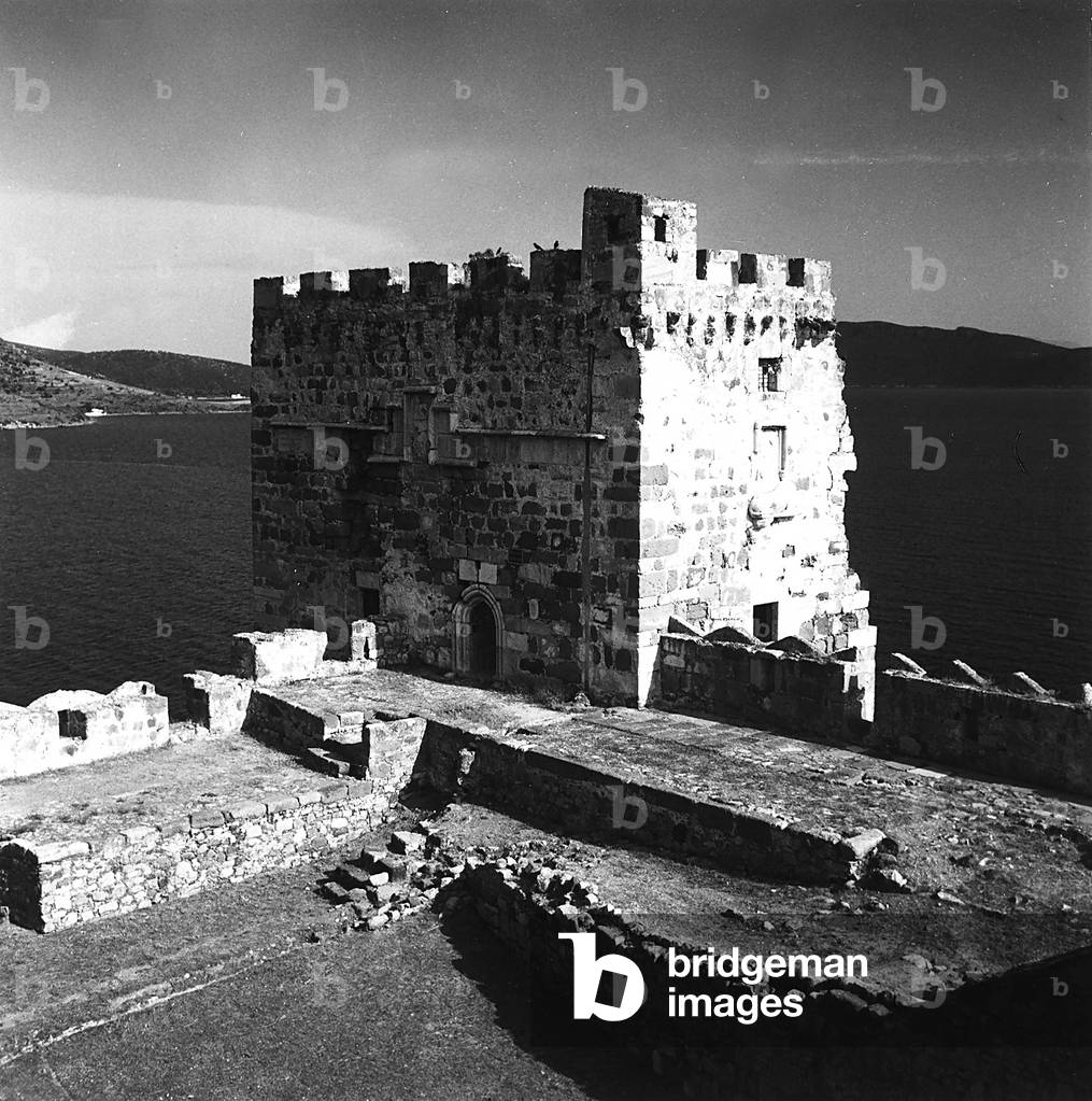 A torret of the Castle of the Crusades in Bodrum