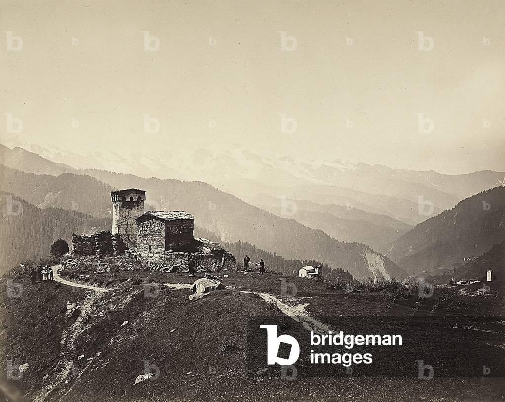 A ruined structure in the Caucasus