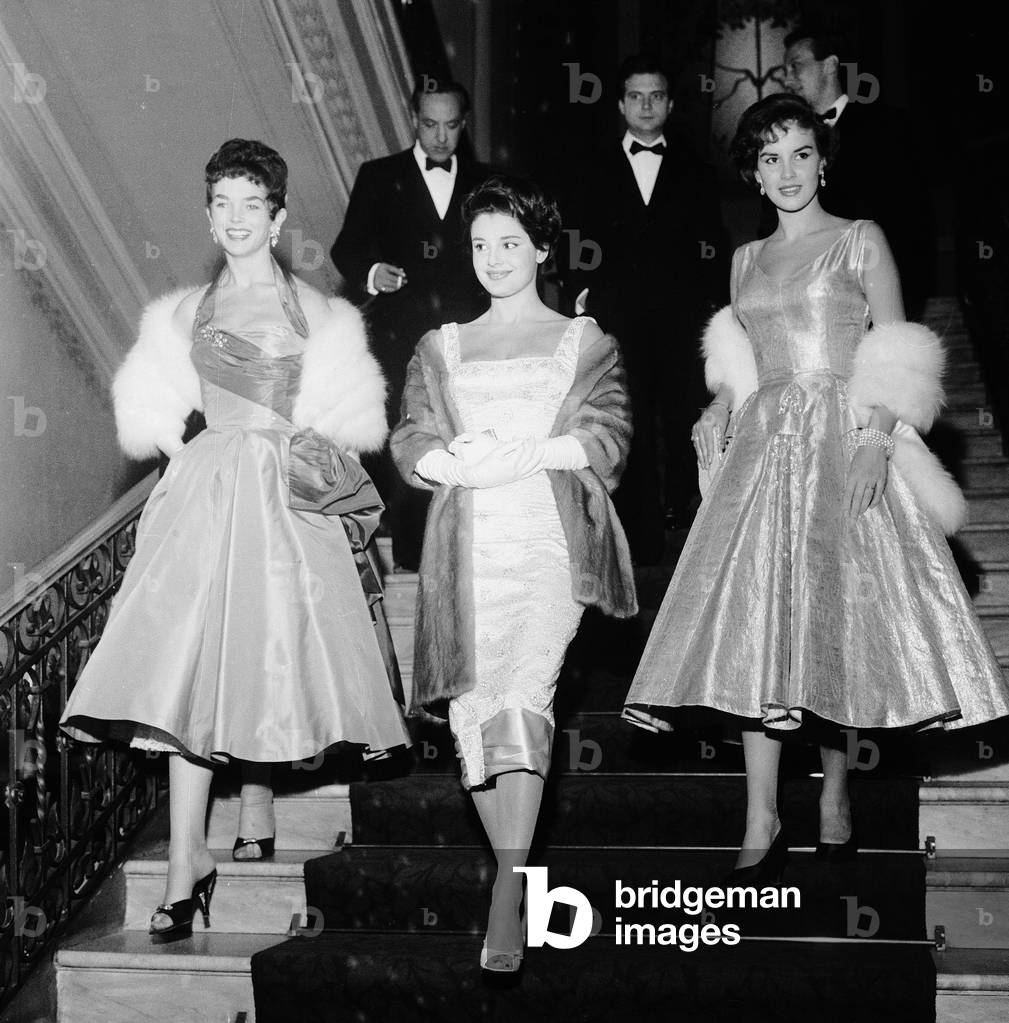 New Year's gala at the Hotel Billia in Saint-Vincent, Aosta (gelatin silver print)
