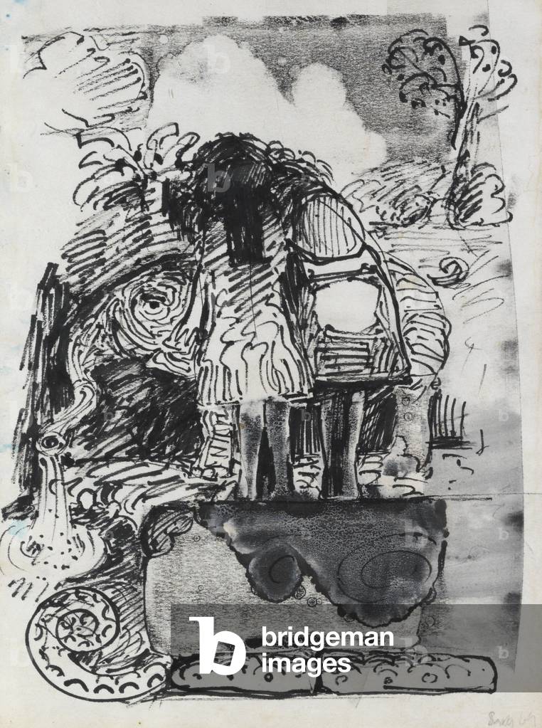 Is It Really An Elephant, 1969 (ink on paper)