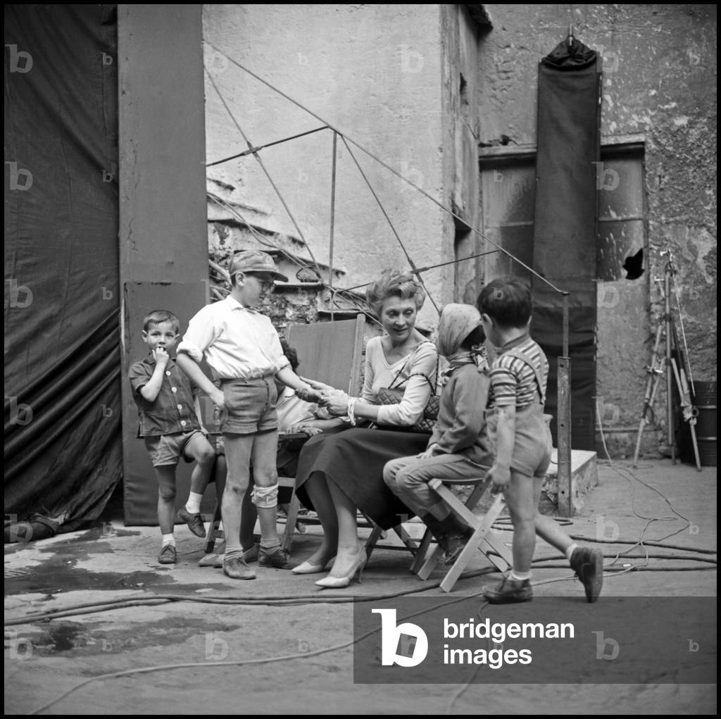"Arletty a Roma" 1962, b/w
