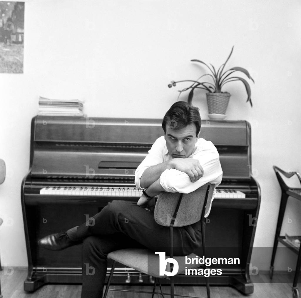 Immagine di Fotografia "Claudio Abbado" 1963, b/w