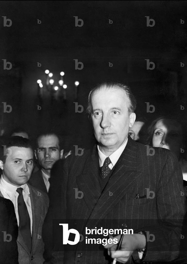 "Paul Eluard" 1946 di Unknown photographer, b/w