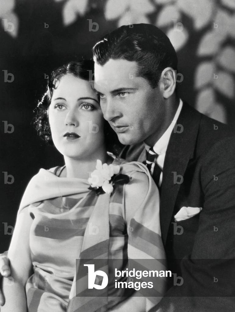 "Fay WRAY e Richard ARLEN nel film «" Le quattro piume" "(Les quatre plumes blanches) 1929 di Lothar Mendes. "