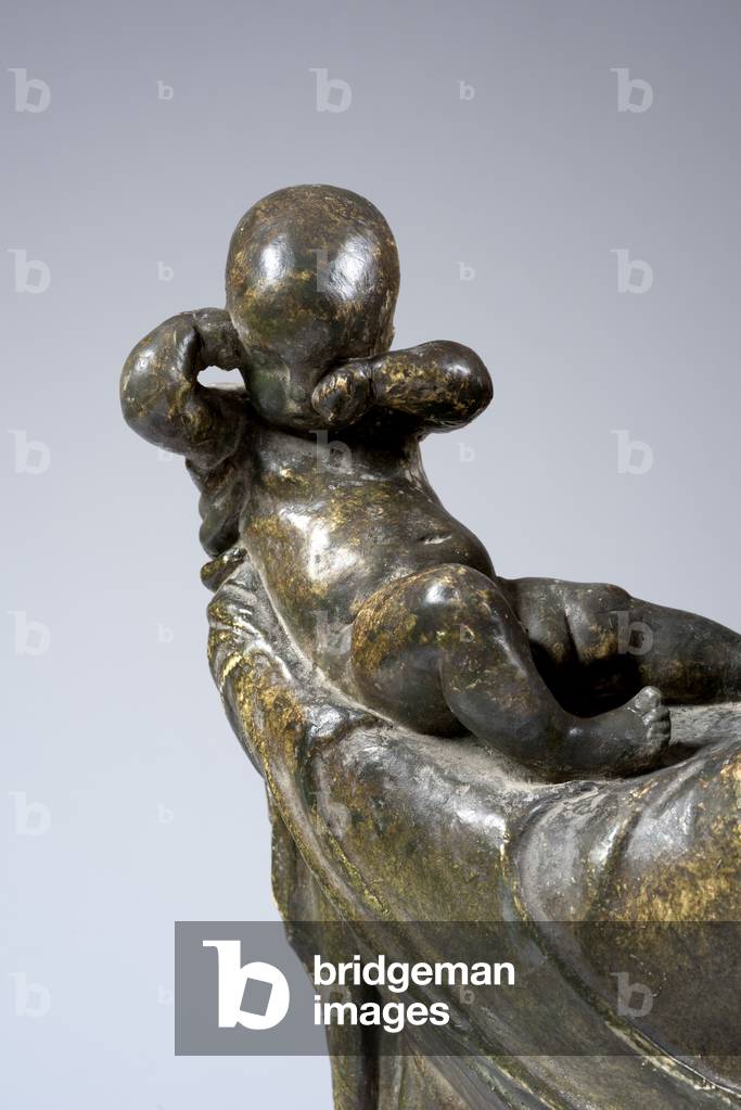 Madonna and Child, 1926 (patinated plaster)