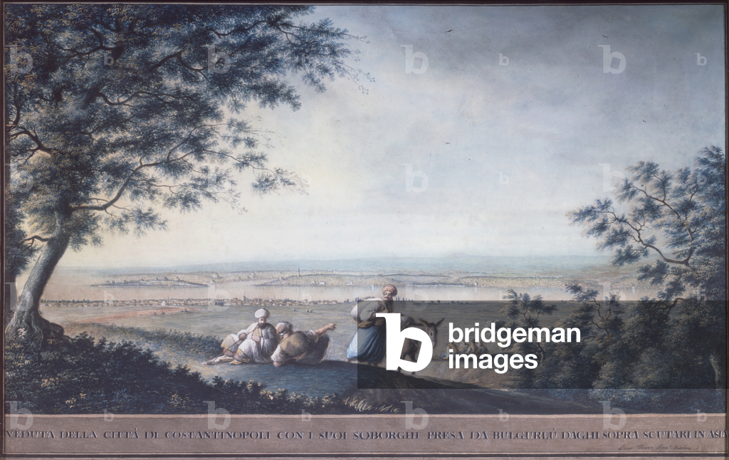View of Constantinople (gouache)