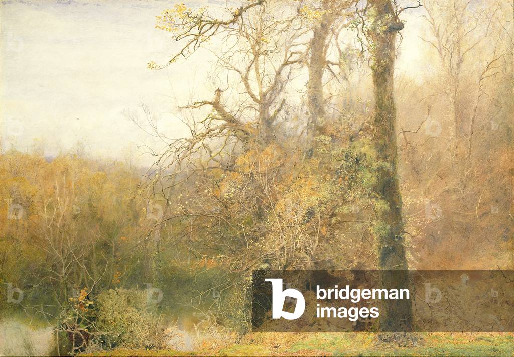 Sir Bevis and the Woodwoman, 1887-88 (w/c with scratching out on paper)