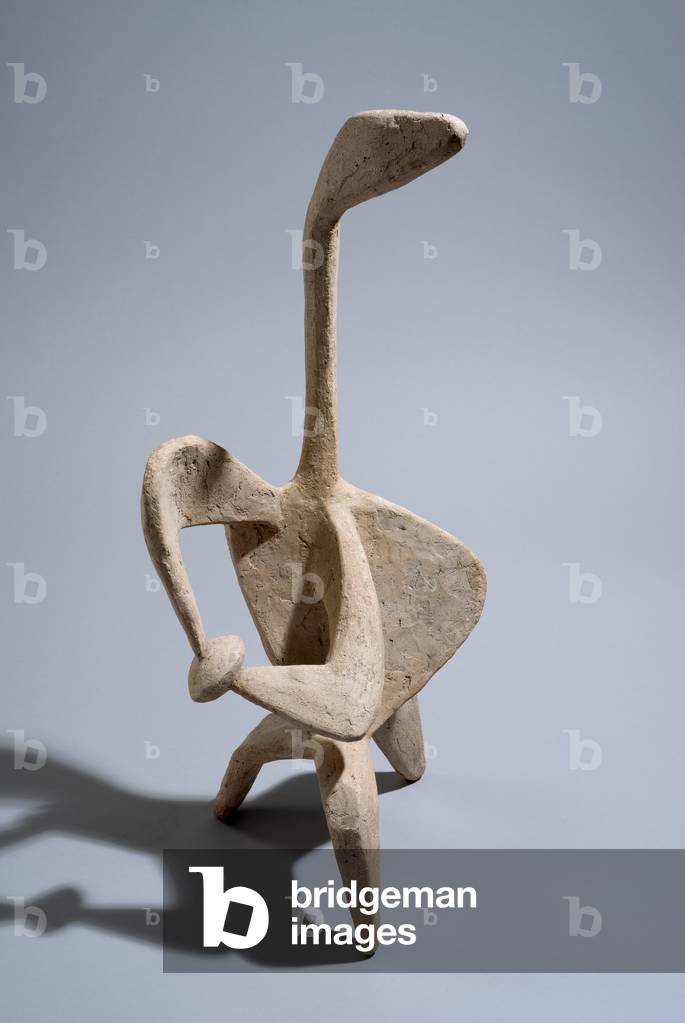 Bather with Ball (Opus 57), 1948 (reinforced plaster, copper plated)