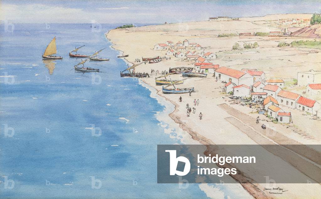 Torremolinos, Spain (w/c on paper)