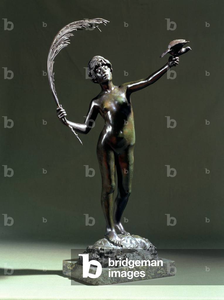 Peace, 1897 (bronze on marble base)