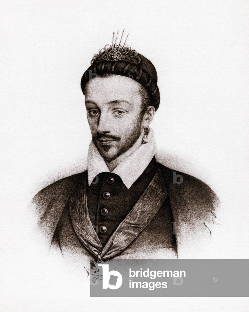 Portrait of the King of France Henry VIII (1551-1589).