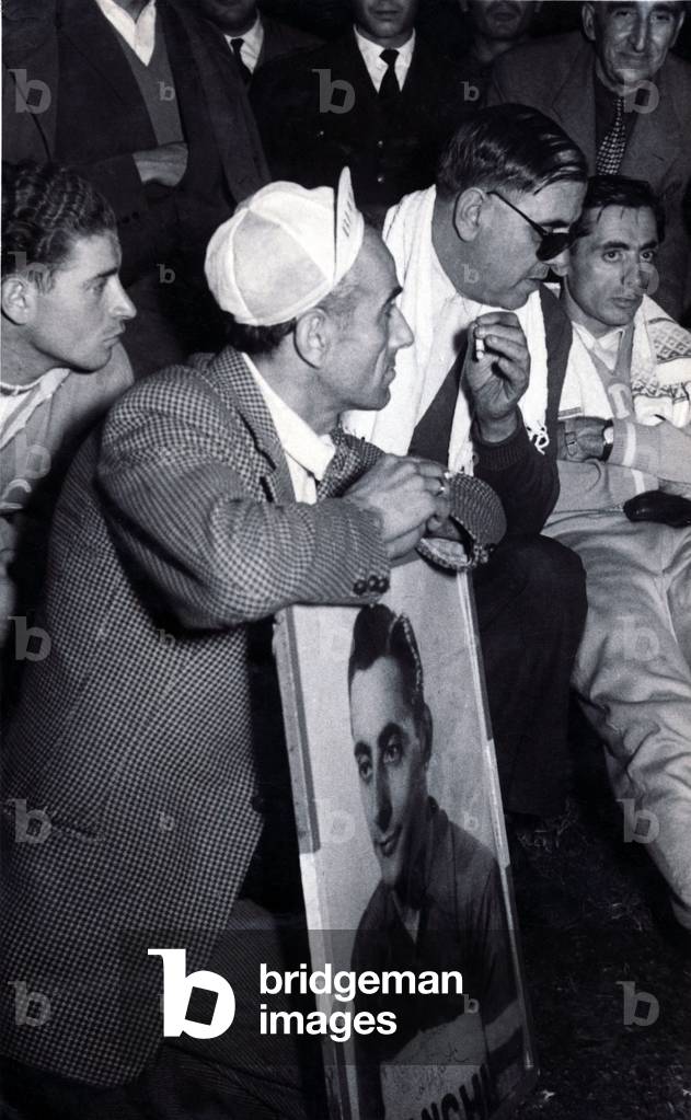 The Italian cyclist Fausto Coppi (1919-1960) has Ferrara in Italy, 1950s