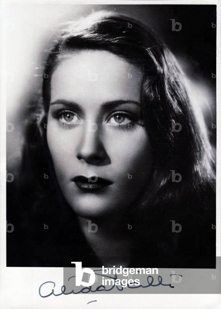 Alida Valli (1921-2006) Attrice Italiana. Photo autografa, 1941
