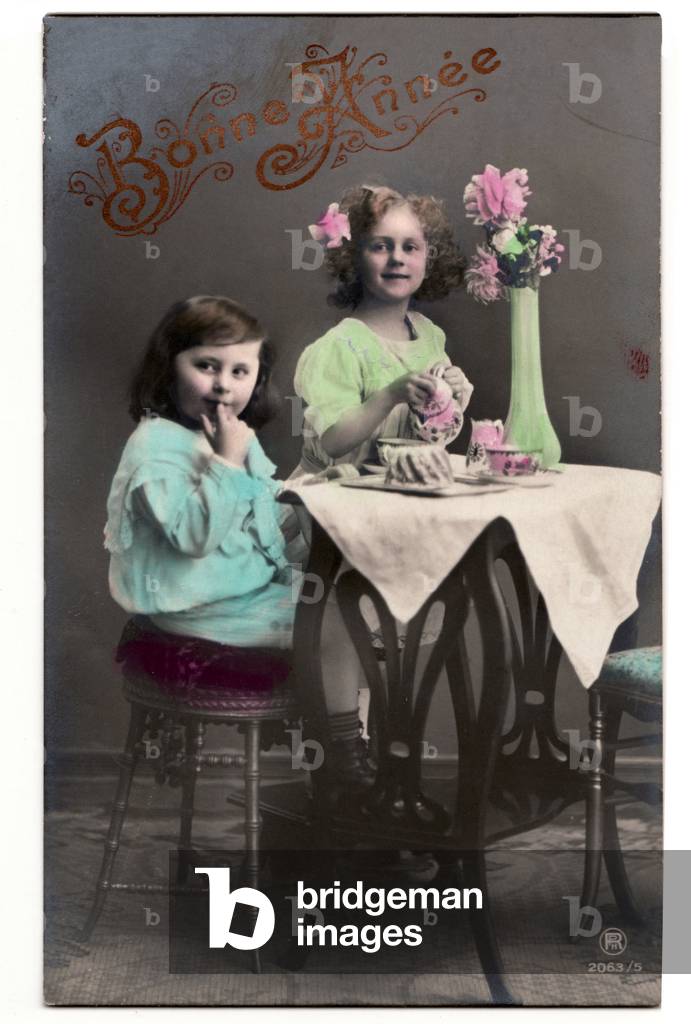 Happy New Year Greeting Card, 1912