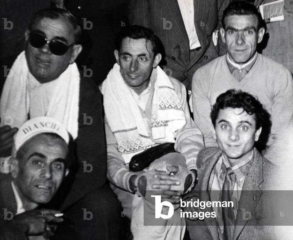 The Italian cyclist Fausto Coppi (1919-1960) has Ferrara in Italy, 1950s