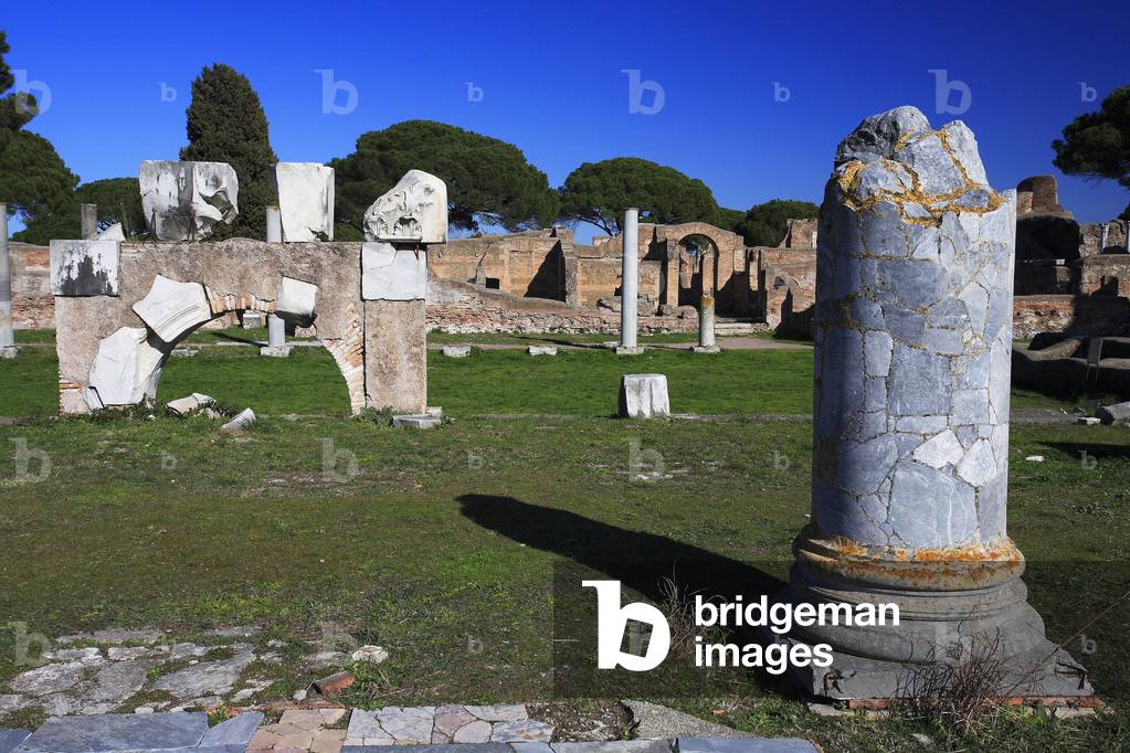The forum/Ancient Ostia/Italy