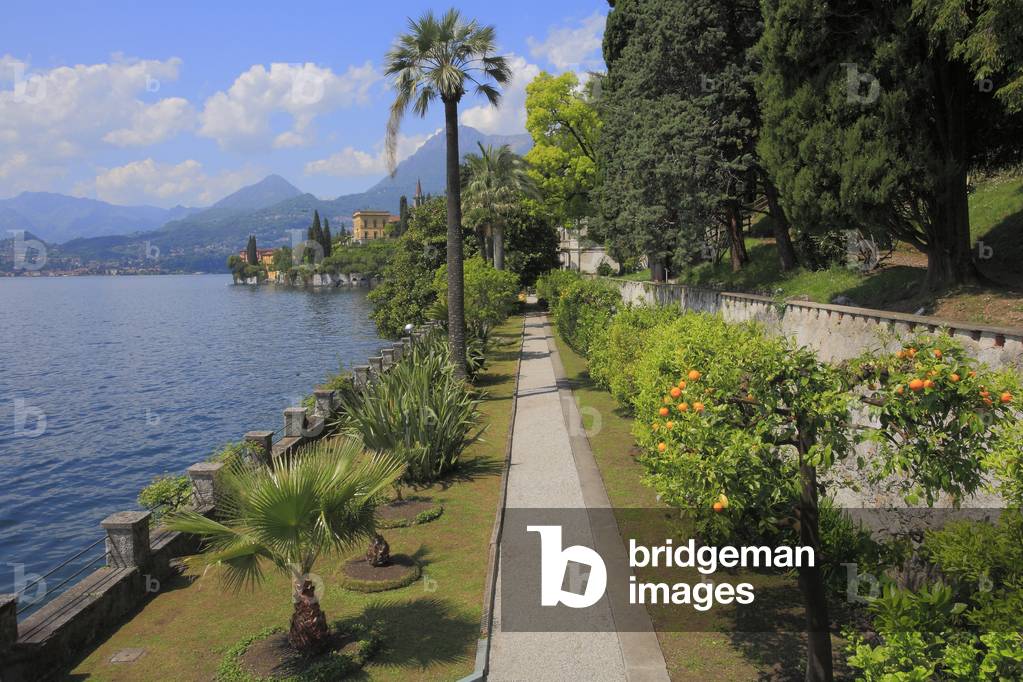 Lake Come, Varenna, Italian Garden, Villa Monastero, Lombardy, Italy
