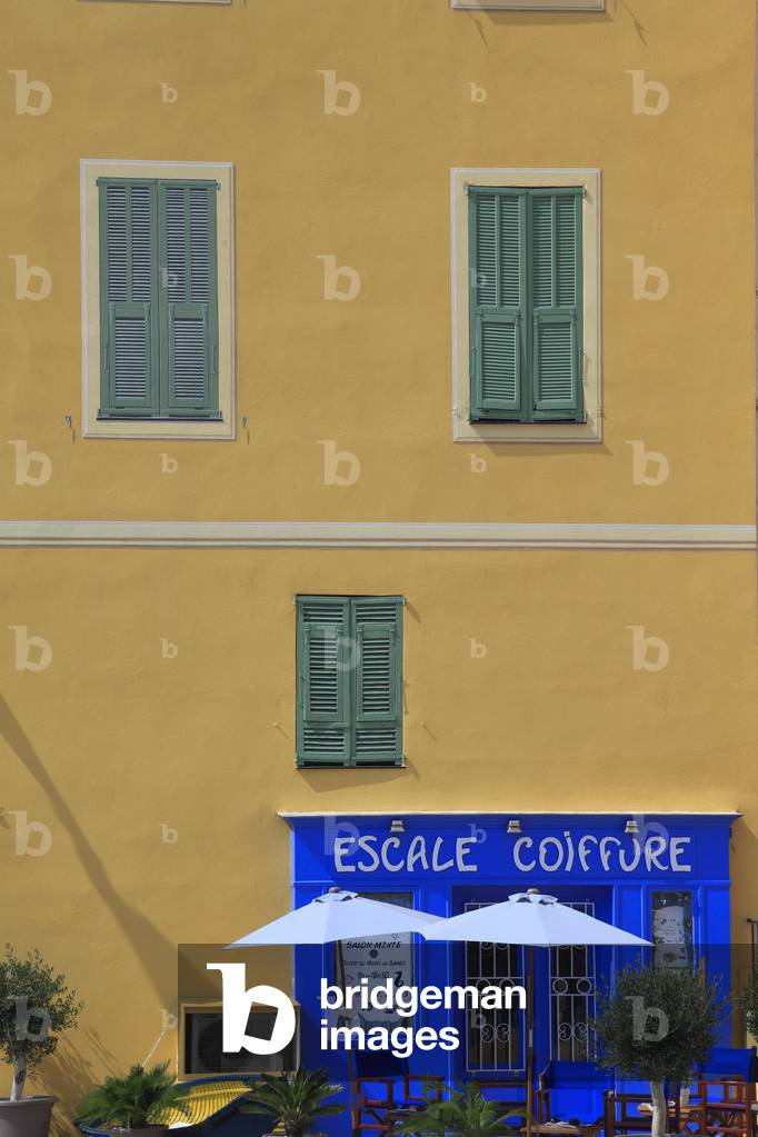 Typical style of the architecture of south east of France. French Riviera .