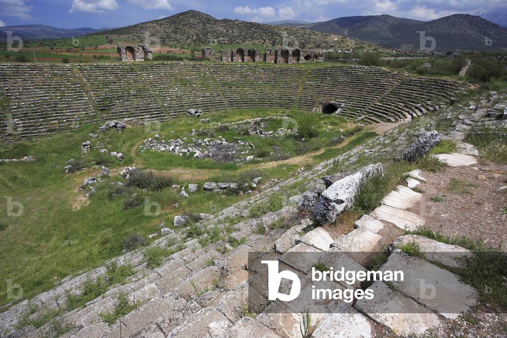 Stadium, view to the west/Aphrodisias/Turkey
