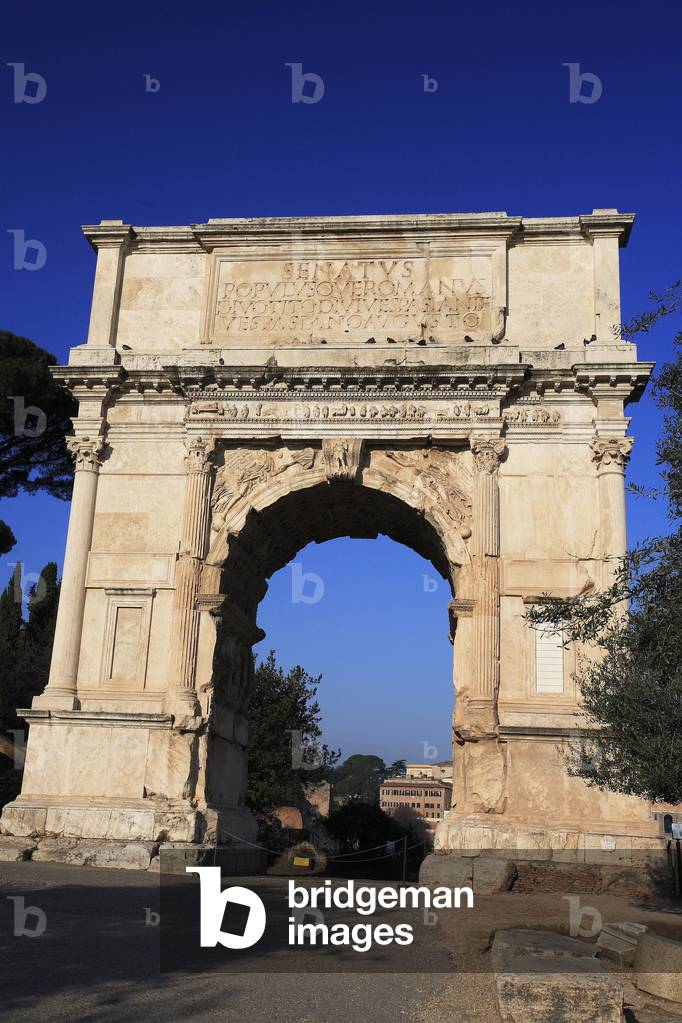 Triumph Arch of Titus on the Forum/Rome/UNESCO Site