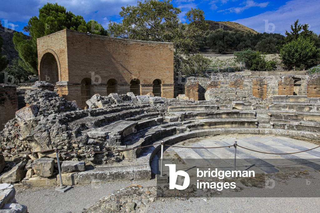 Odeon ruins of Gortyn, Crete, 1st century BC