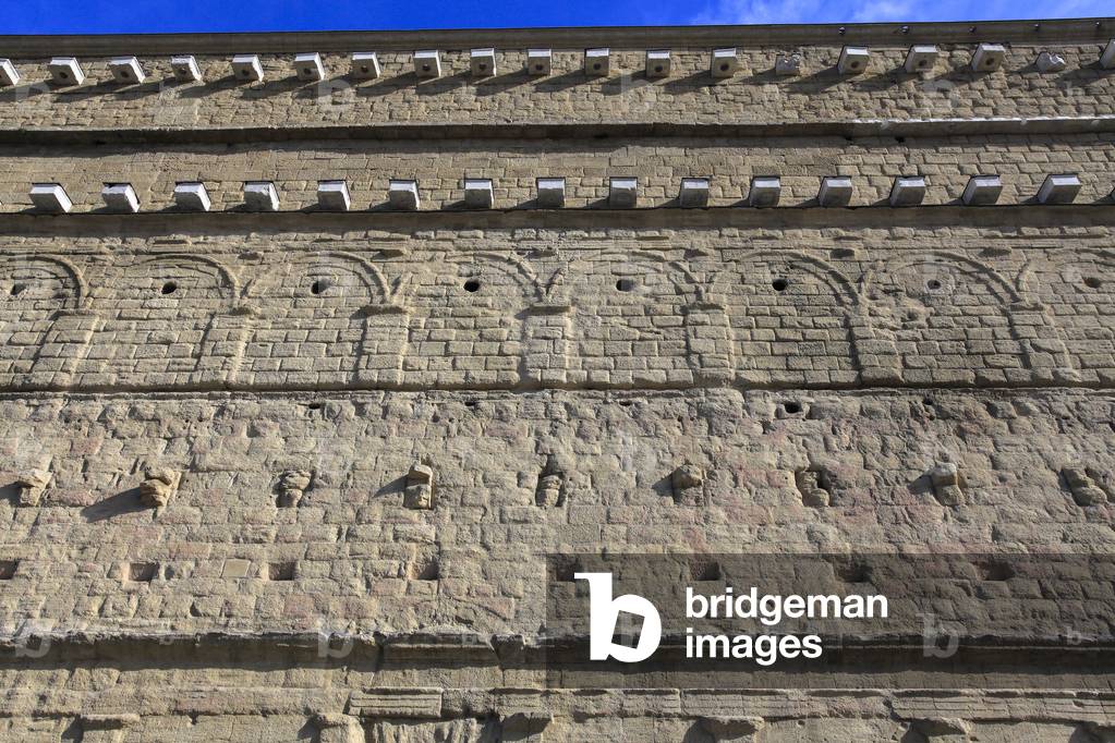 Wall of the theater  of Orange. France
