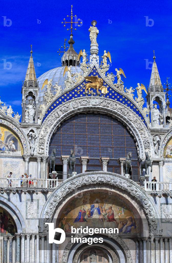 St Mark's Basilica. Main façade