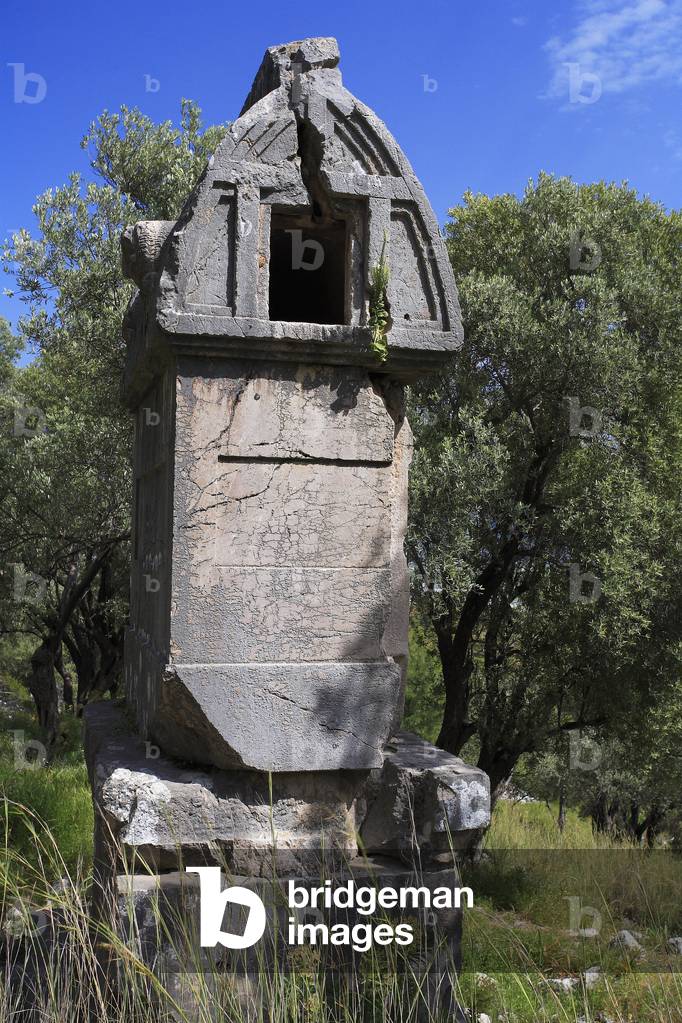 Sarcophagus of Payava/Xanthos/Ancient Lycia Region/Turkey/UNESCO Site