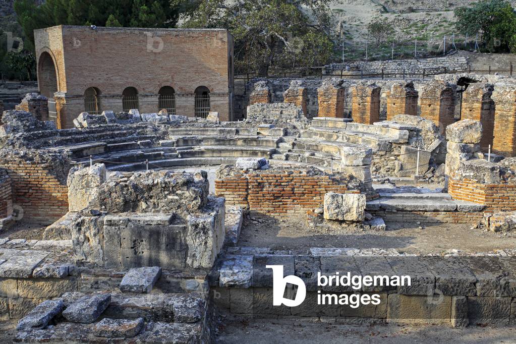 Odeon ruins of Gortyna, Crete, 1st century BC