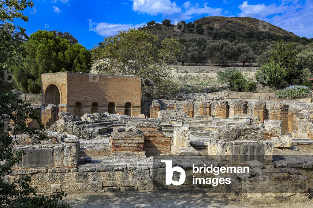 Odeon ruins of Gortyn, Crete, 1st century BC