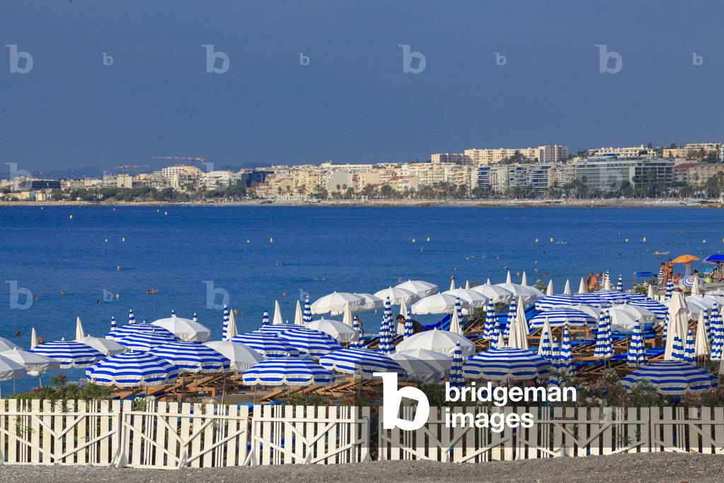 Private beach in Nice