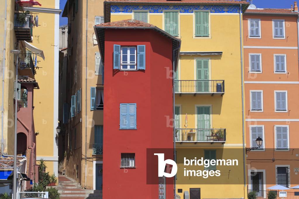 Typical style of the architecture of south east of France. French Riviera .