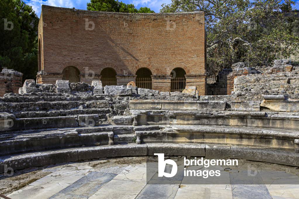 Odeon ruins of Gortyn, Crete, 1st century BC