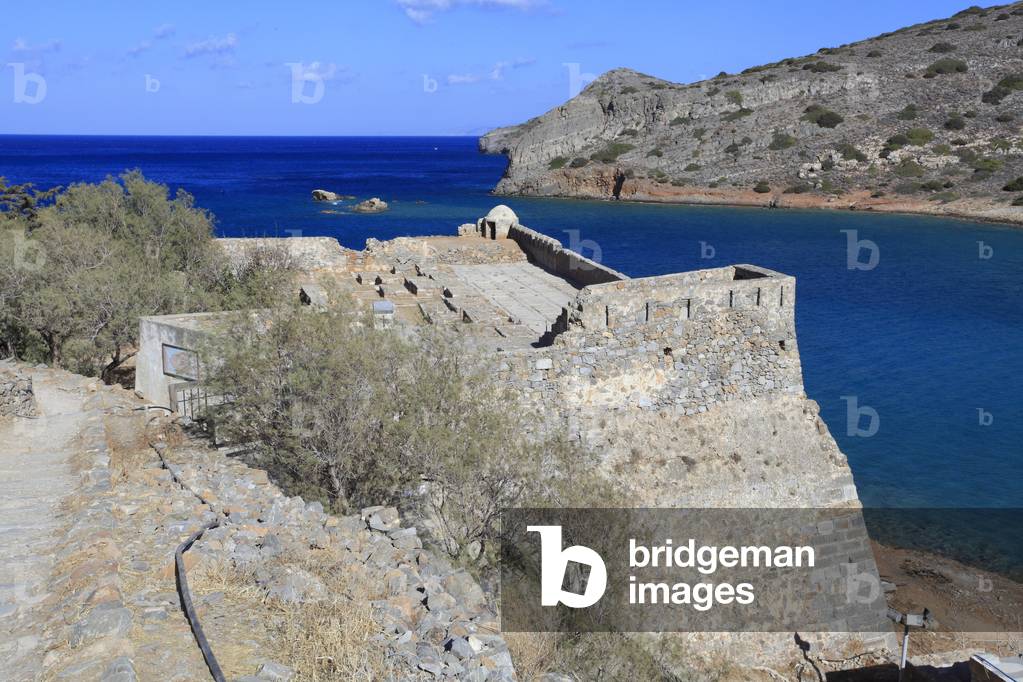 Spinalonga Island. Donato Bastion built during the venitian period
