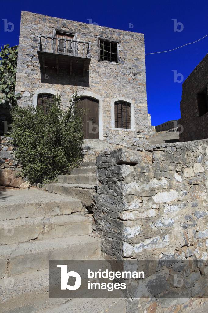 Leper house on the Island of Spinalonga.