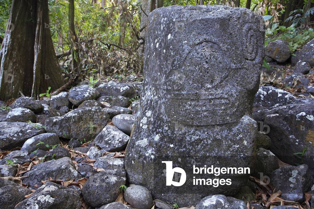 Sito archeologico di Taaoa Tiki Upeke/Hiva Oa/Arcipelago dei Marchesi/Polinesia Francese