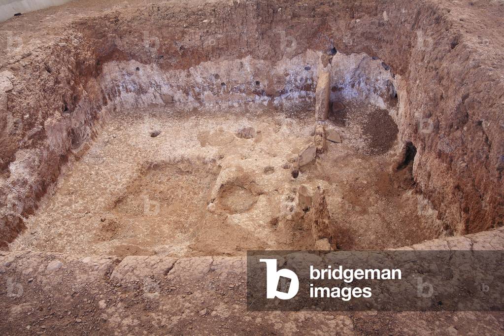 Remains of villages and well houses in Mesa Verde - P