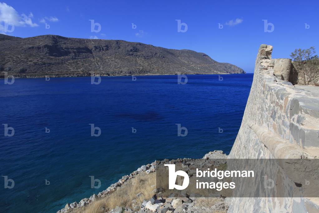 Spinalonga Island. Mezzia luna Michiel, Venitian period.