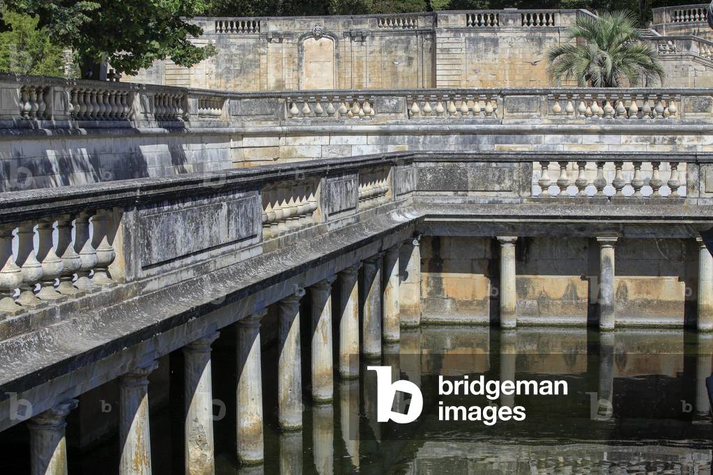 The fountain garden and Nymphaeum in Nîmes