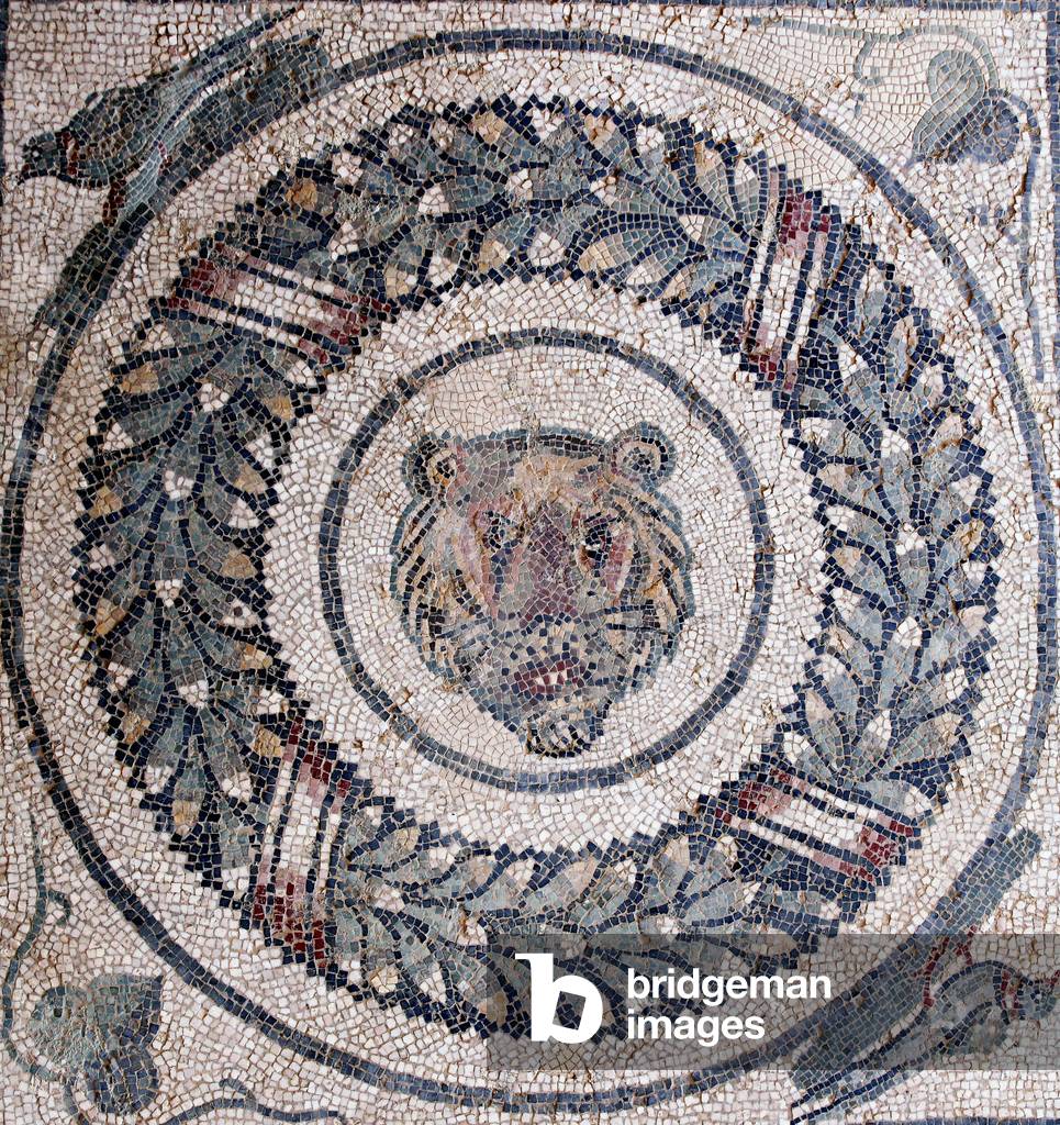 Bild von Mosaik "Mosaik des Peristyles. Detail"