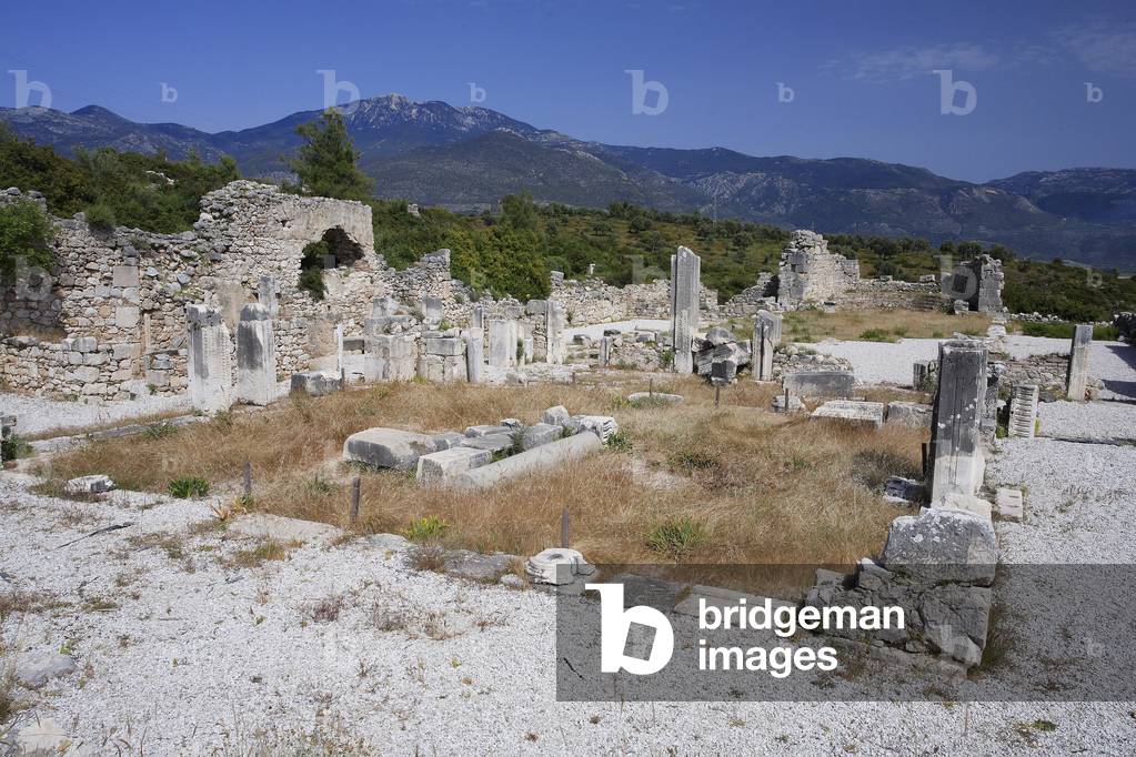 Remains of the Xanthos Cathedral/Xanthos/Ancient Lycia Region/Turkey/UNESCO Site