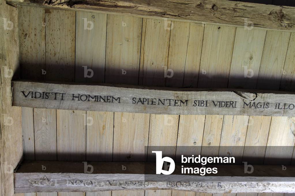 Ceiling of the tower of Montaigne